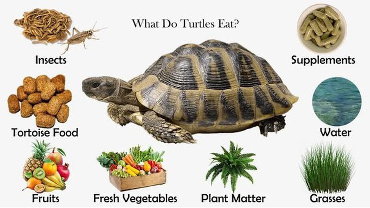 Turtle fruits and vegetables