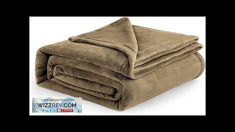 Bedsure Fleece Blanket Queen Blanket Camel Bed Blanket Soft Lightweight Plush Review