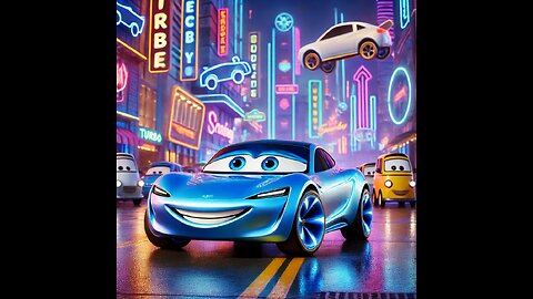 Turbo the Blue Electric Car: A Hero's Journey Through Adventure and Friendship