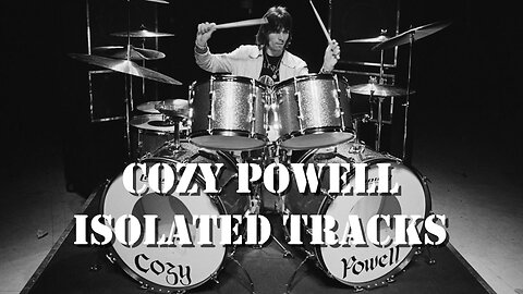 Cozy Powell: Isolated Drum Tracks from 1974 Live Performance | Masterclass in Drumming