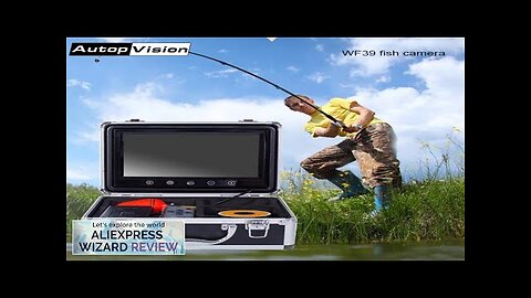 WF39 15M 30M 50M Professional Fish Finder Underwater Fishing 9" Color Monitor Review