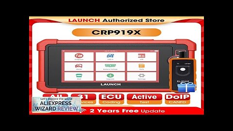 New LAUNCH X431 CRP919X BT OBD2 Scanner Automotive Diagnostic Tools Car CANFD Review