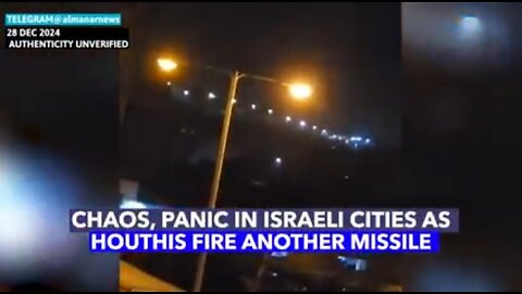 Houthi Mayhem For 4th Straight Night After Attack On Tel Aviv Airport; Israel