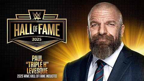 TRIPLE H Takes His Proper Place In The WWE HALL OF FAME (Clip From WWE ROYAL RUMBLE 2025 : GET HYPED)