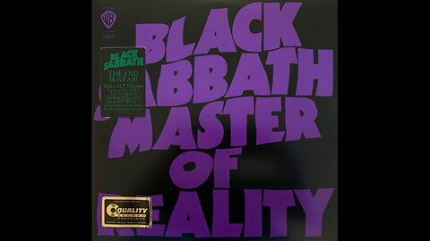 Black Sabbath - Master Of Reality (1971/2016) [Complete 2xLP] Deluxe Edition