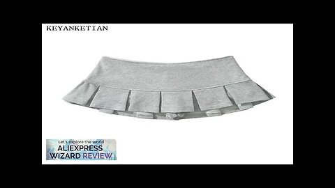 KEYANKETIAN New Women's Terry fabric Low waist Y2K Mini Skirt Wide pleat Review