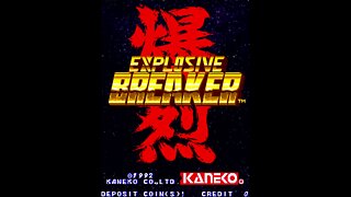 Explosive Breaker Arcade Game, Kaneko 1992, Longplay