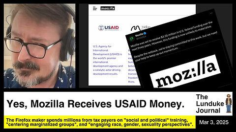 Yes, Mozilla Receives USAID Money.