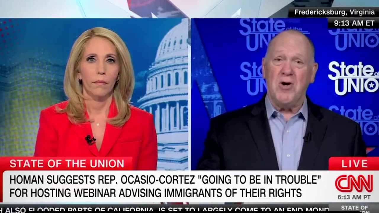 Tom Homan VS (AOC)