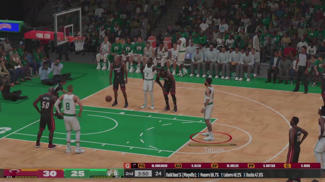 2012 Miami Heat VS 2024 Boston Celtics - NBA 2K24 - Wade and LeBron VS Brown and Tatum