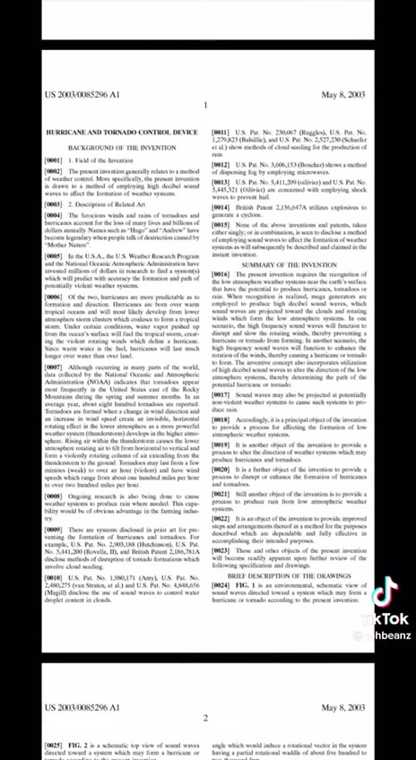 GEO ENGINEERING - TORNADO PATENTS - DO YOU GET IT YET?