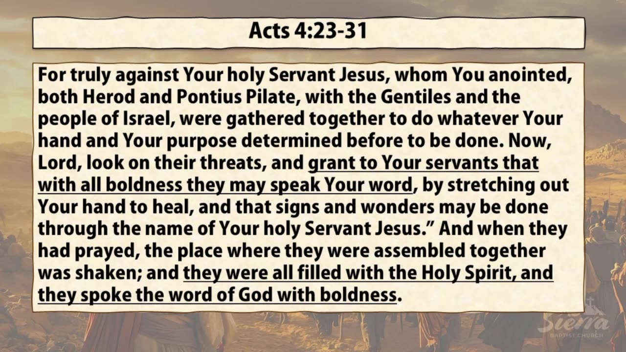 Learning To Recognize and Acknowledge God's Sovereign Interventions