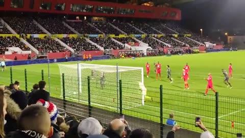 Quevilly Rouen vs AS Monaco (penalty Ben Yedder) (Cup of France)