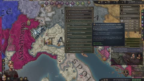 The Humble Beginnings of TRUMP EP 39 Crusader Kings III (Adventure Playthrough)