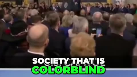 Trump Says We Will Forge A Society That Is "Color Blind" and "Merit Based"