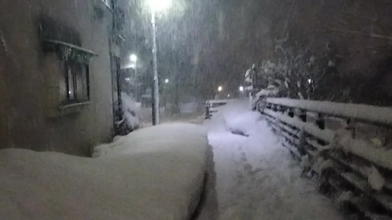 2025.1.31. am5:07 ナカタドライ前の不法投雪1