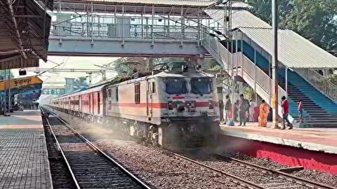 Video editing of railway station