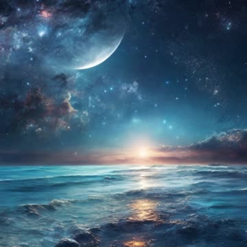 HEAL - Cosmic Ocean (+alpha, delta, and theta waves) #hemisync #soundtherapy #reels