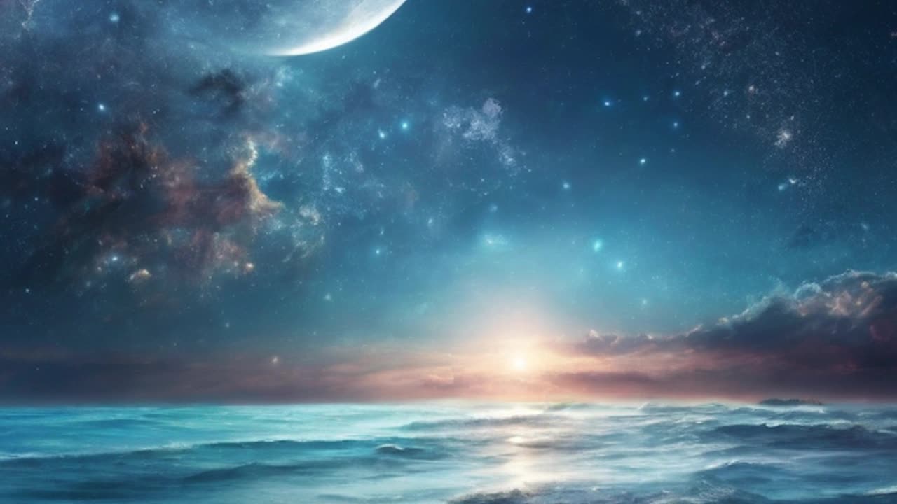HEAL - Cosmic Ocean (+alpha, delta, and theta waves) #hemisync #soundtherapy #reels