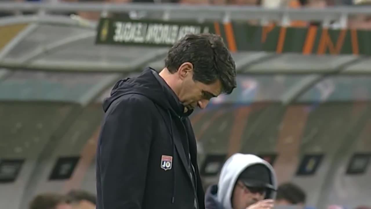 Paulo Fonseca's tears after the Lyon goal. We're going to war with you Paulo.