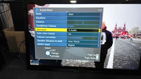 Look At A working Panasonic TX-L42E3B 42 Inch Freeview HD Edge LED TV 1080P TV HDMI but no stand