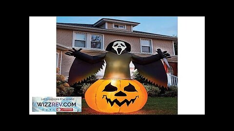 Scream Ghost Face Inflatable Pumpkin Decoration Review