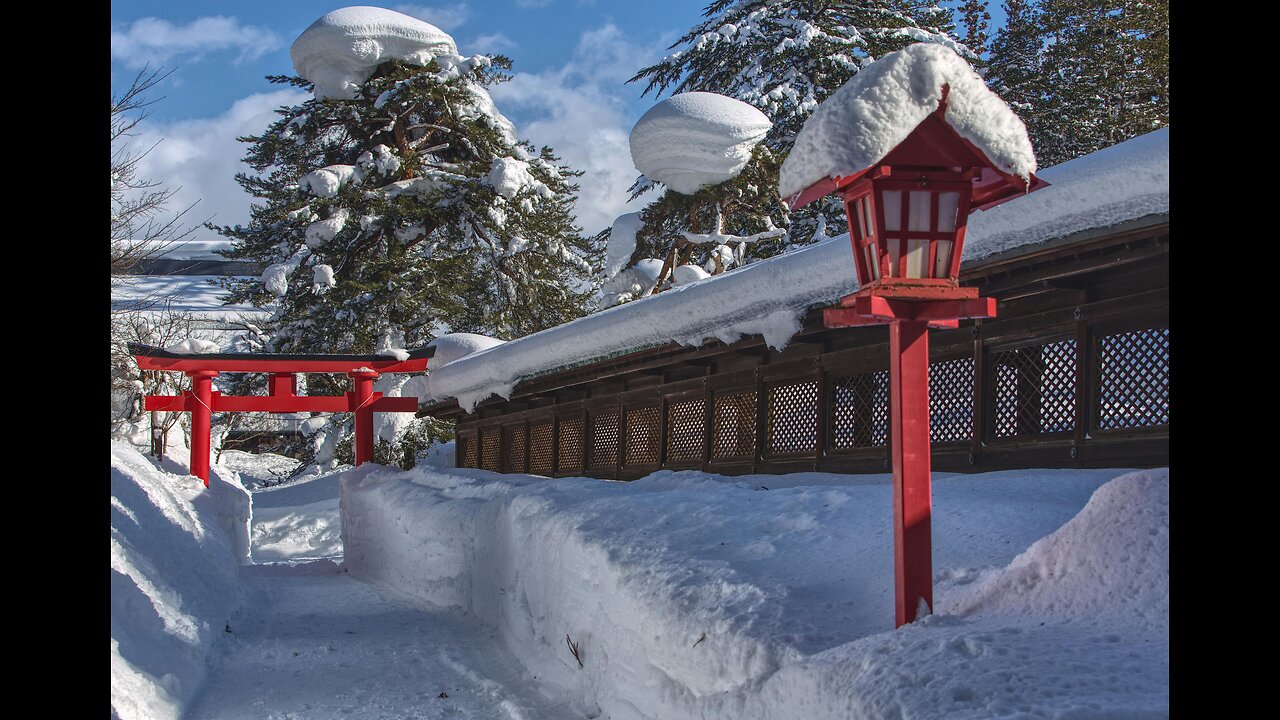 MAGICAL Winter in Japan 2024: Snow-Covered Streets & Traditional Houses | Real Japan Experience 4K