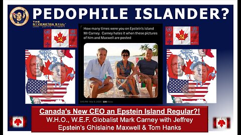 PEDOPHILE ISLANDER? Is Cabal Canada’s New CEO, WEF'r Mark Carney a visitor to Jeffrey Epstein Island