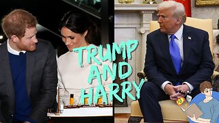 President Trump Hilariously Jokes About Meghan Markle And Prince Harry