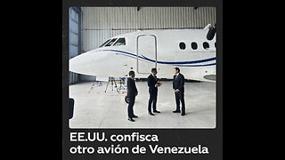 Momento en que EE.UU. incauta un segundo avión venezolano