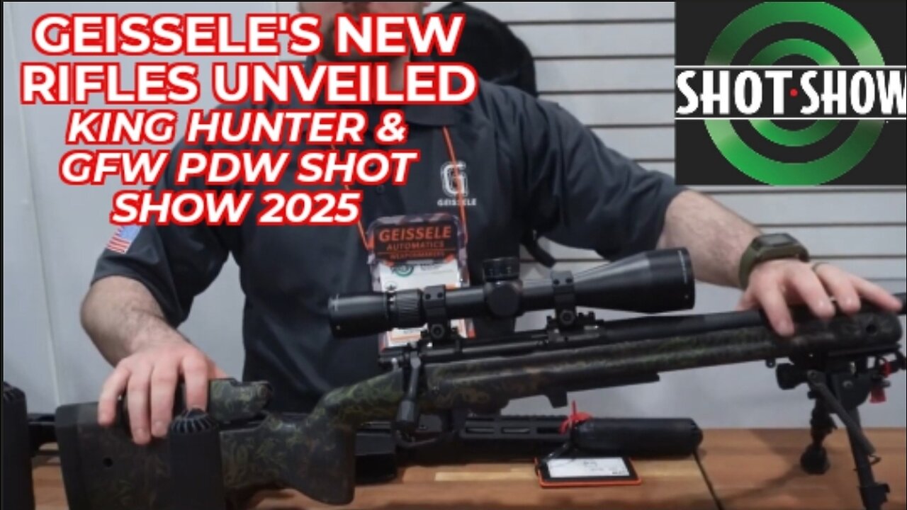 Geissele Drops NEW Rifles SHOT Show 2025 ! King Hunter 7mm Backcountry & GFW Geissele Freedom Weapon