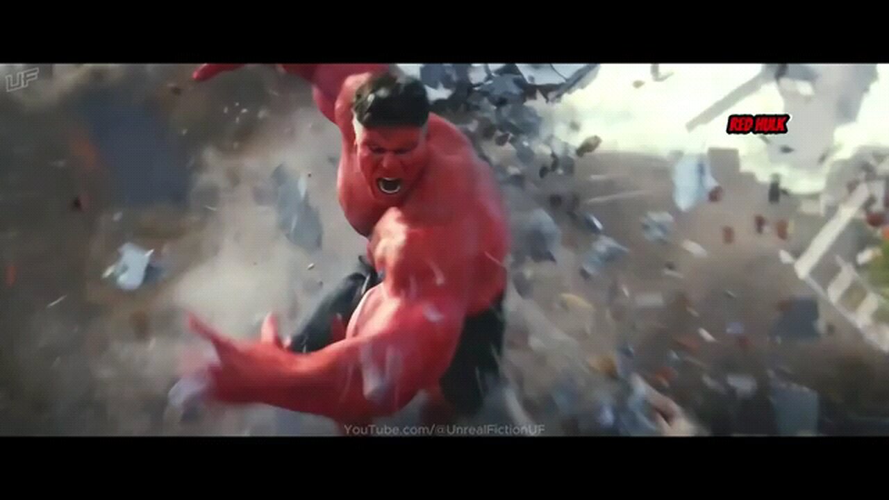 Captain America vs RED HULK 2025