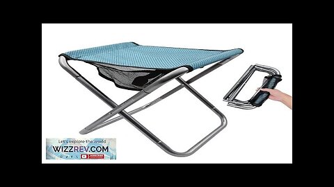 1PC Outdoor Aluminium Alloy Portable Folding Picnic Camping Stool Mini Storage Fishing Review