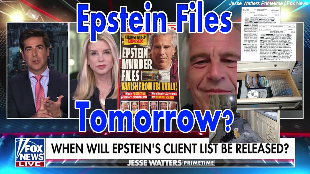 Epstein Files May Be Released Tomorrow Says Pam Bondi - Over 250 Victims