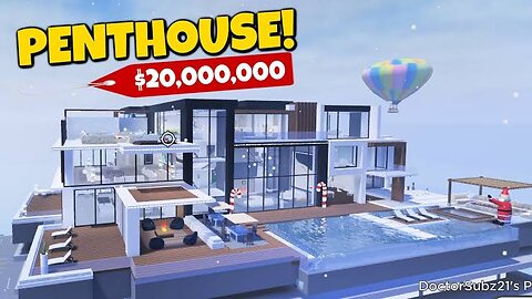 Penthouse Part 05: Ultimate Top Floor Build 🔥| Mega Mansion Tycoon | Roblox