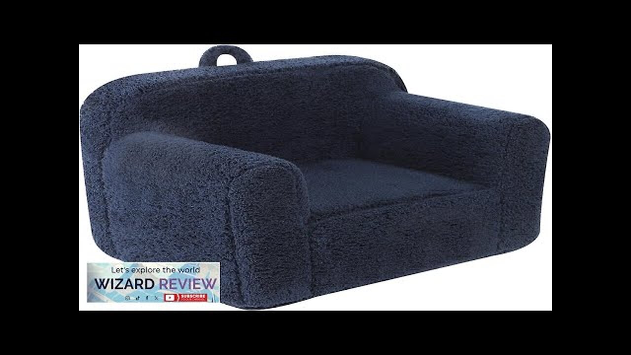 Kids Snuggly-Soft Sherpa Chair Cuddly Toddler Foam Chair for Boys and Girls Review