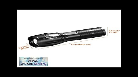 VEVOR 2 Pack Flashlights 3000 High Lumens 5 Modes Adjustable Focus Flashlight Review