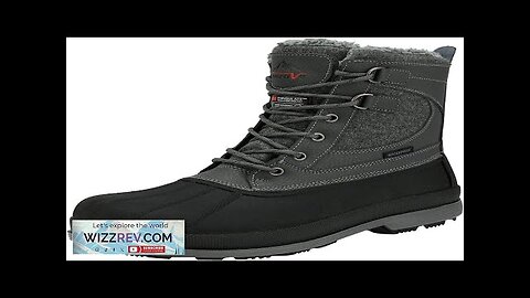 NORTIV 8 Men's Waterproof Winter Snow Boots Review