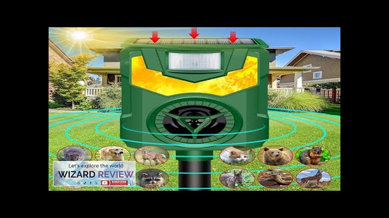 Ultrasonic Animal Repeller 2024 Upgraded Cat Scarer Devices with Flame Light Solar Review