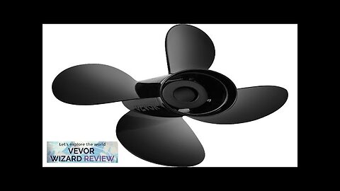 VEVOR Outboard Propeller Replace for OEM 48-8M0084494 4-Blade 14 1/2 x 17 Review