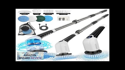 YKYI Electric Spin ScrubberCordless Cleaning BrushShower Cleaning Brush Review