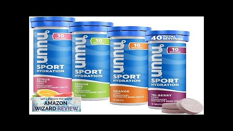 Nuun Sport Electrolyte Tablets for Proactive Hydration Mixed Citrus Berry Flavors 4 Review