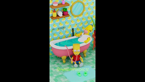 Bart Steals Homer’s Bathwater! 😂🛁 | Funny Animation