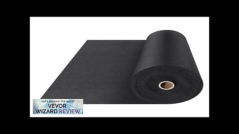 VEVOR Non-Woven Geotextile Fabric 6x50FT 8OZ Ground Cover Weed Control Fabric Review