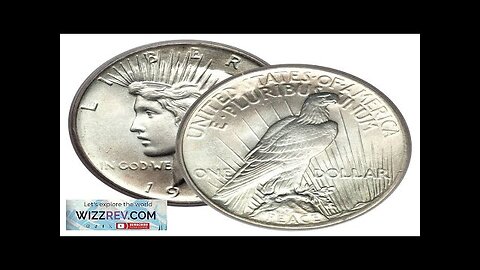 1 Peace Silver Dollar Mid-1920's Dated Dollar Extra Fine or Better Review