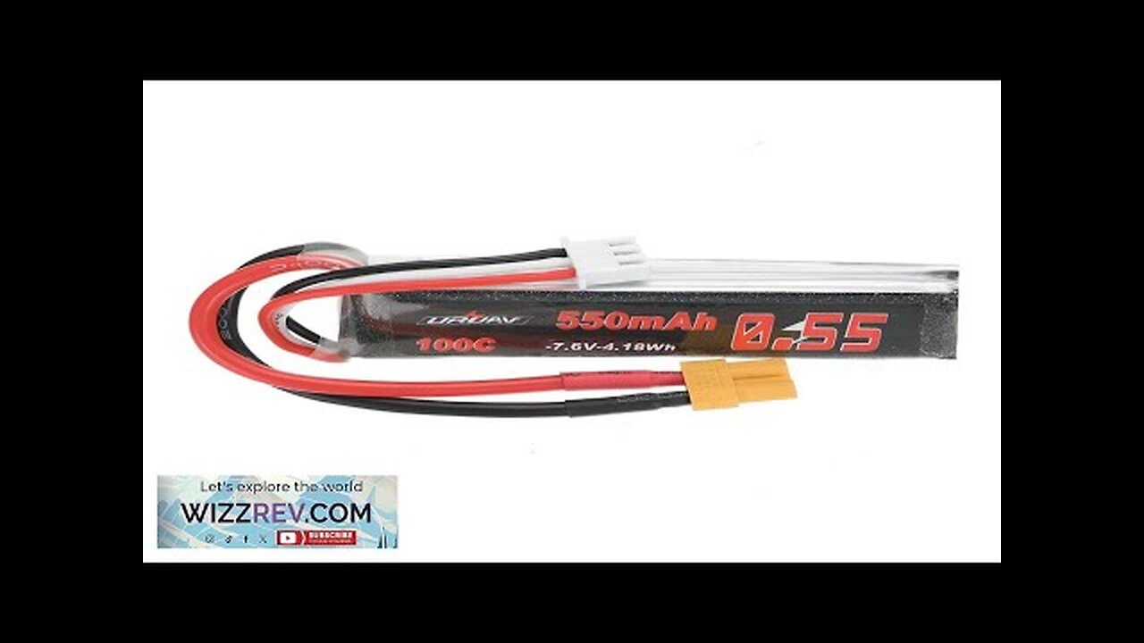 URUAV 7.6V 550mAh 100C 2S LiPo Battery XT30 Plug for Happymodel Mobula Review