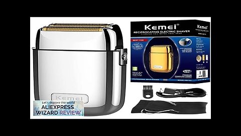 Kemei Tx1 Rechargeable Metal Housing Pro Electric Shaver For Men Hair Beard Review