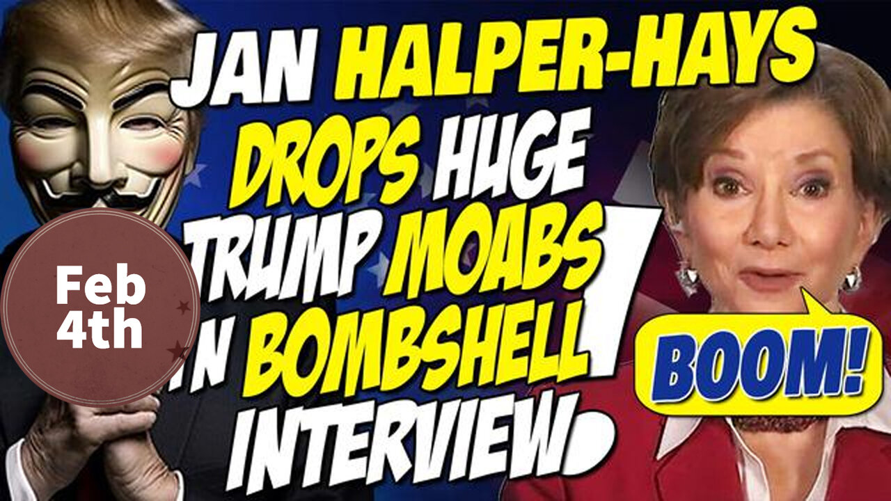 Dr. Jan Halper-Hayes Drops HUGE 2.4.2025 - Trump MOABS in BOMBSHELL Interview