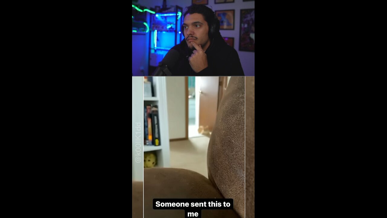 This gave me a heart attack! #reactionvideo #jumpscare #suprise