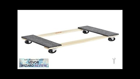 VEVOR Furniture Dolly 1000 lbs Load Capacity 18" x 30" 4 x Review